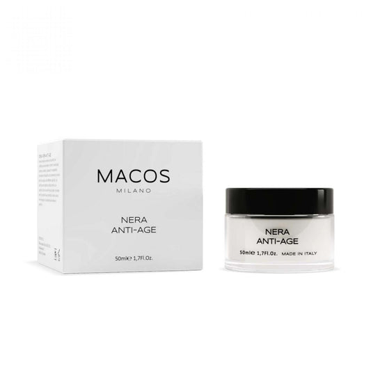 Black Anti-Age Face Cream MACOS Line - 50ml